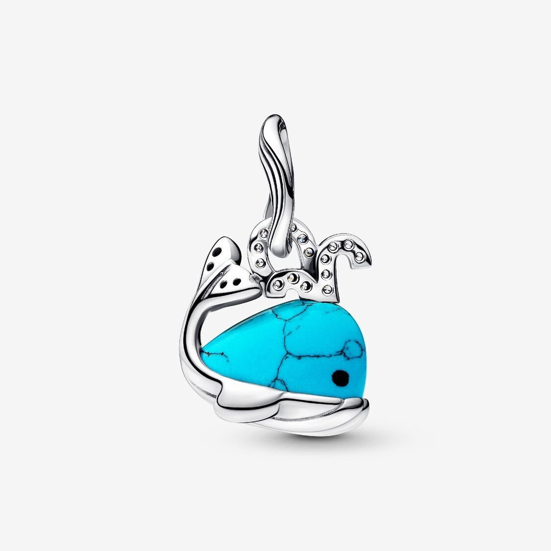 Pandora Bedel Turquoise Walvis 793822C01 - Juwelier van Dam