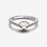 Pandora Disney Prinses Ariël Schelp Zoetwaterparel Ring 193654C01 - 54