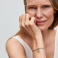 Pandora Dubbele Bedel Graveerbaar met Diamant 763237C01