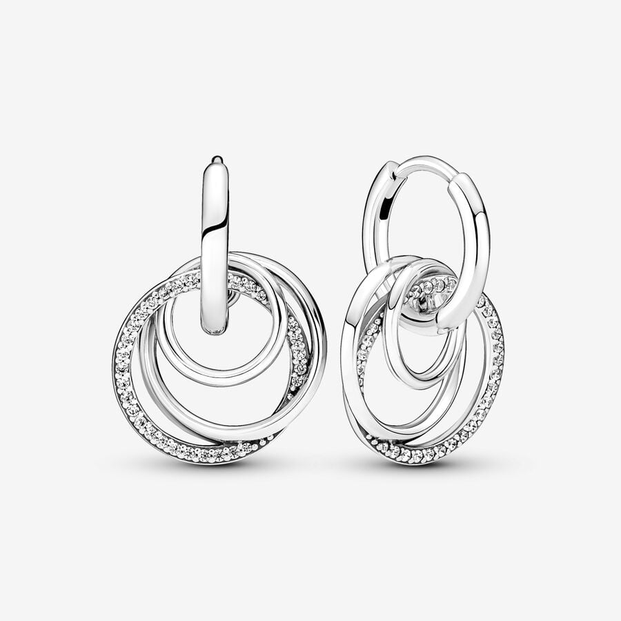 Pandora Family Always Encircled Oorringen 291156C01