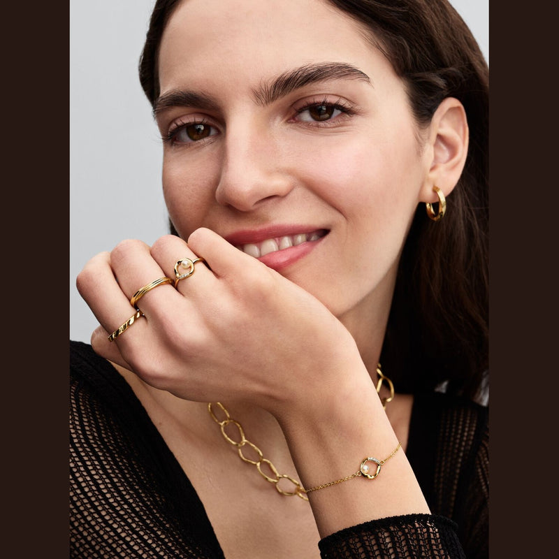 Pandora Geribbelde Ring 163885C00 - 54 - Juwelier van Dam