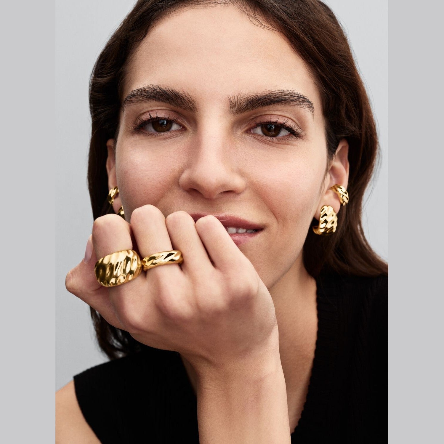 Pandora Geribbelde Ring 163886C00 - 54 - Juwelier van Dam