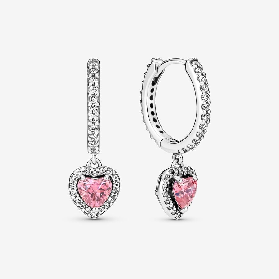 Pandora Halo Hart Ooringen 291445C01