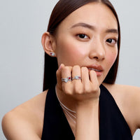 Pandora Halo Harten Ring 193662C01 - 56