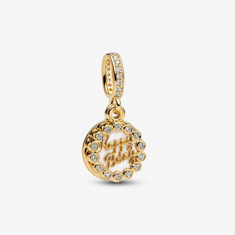 Pandora Happy Birthday Taart Hangende Bedel 763787C01