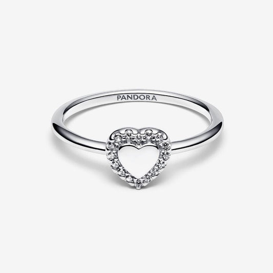 Pandora Hart Halo Ring 193801C01 - 54