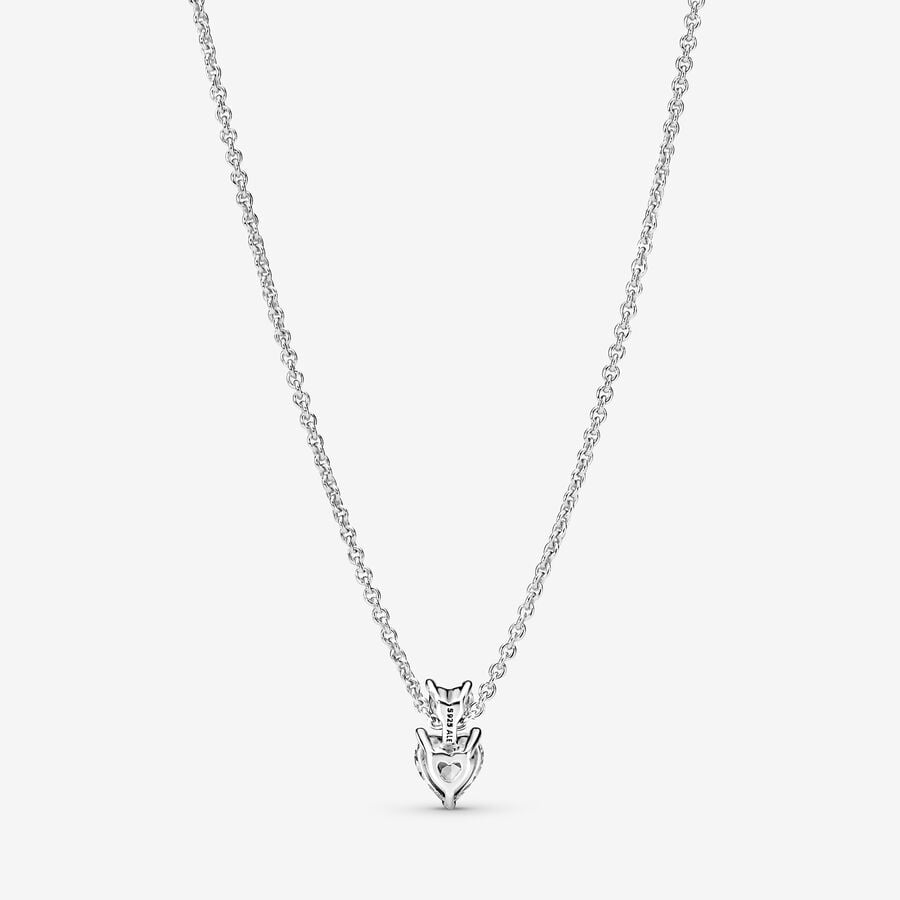 Pandora Ketting met Dubbel Hart Bedel 391229C01 - 45