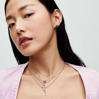 Pandora Ketting met Hartvormige Halo Bedel 392542C01 - 45