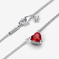 Pandora Ketting met Hartvormige Halo Bedel 392542C01 - 45