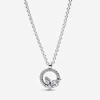 Pandora Ketting met Herbarium Cirkel en Cluster Bedel 392620C01 - 45
