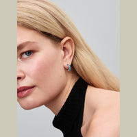 Pandora Lichtblauwe Oorringen 293851C01 - Juwelier van Dam