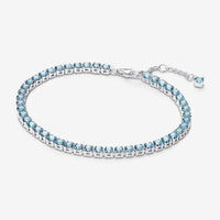 Pandora Lichtblauwe Tennisarmband 591469C03 - 18 - Juwelier van Dam