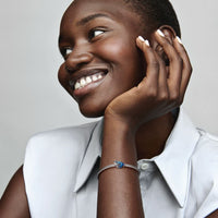 Pandora Metallic Blauwe Gecko Bedel 792701C01