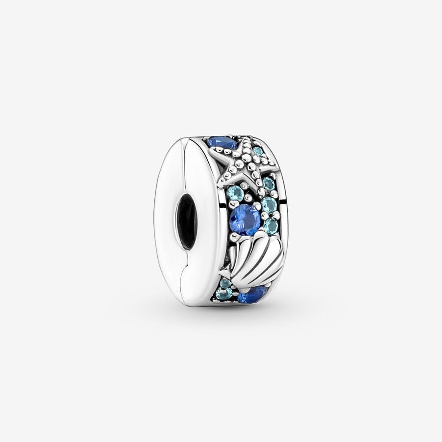 Pandora Moments Clip Bedel Tropische Zeester en Schelp 791678C01