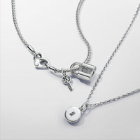 Pandora Moments Hartsluiting Ketting 392451C00 - 45