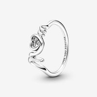 Pandora Moments Pavé Hart Ring 191149C01 - 54