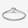Pandora Moments Snakechain Armband met hartsluiting 592645C01 - 20