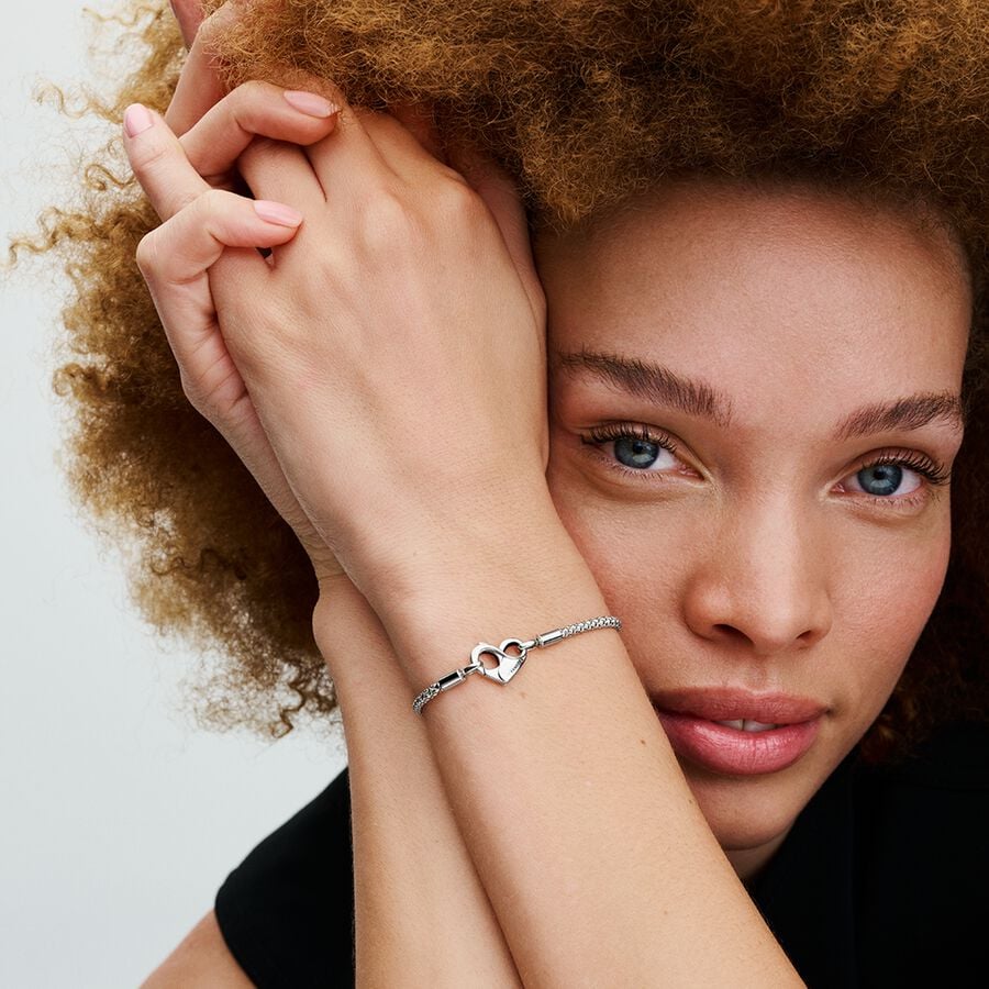 Pandora Moments Studded Chain Armbanden 592453C00 - 18