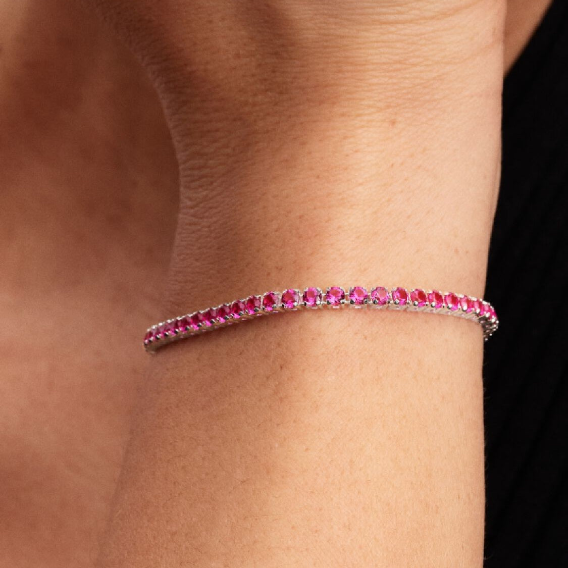 Pandora Roze Tennisarmband 591469C04 - 18 - Juwelier van Dam