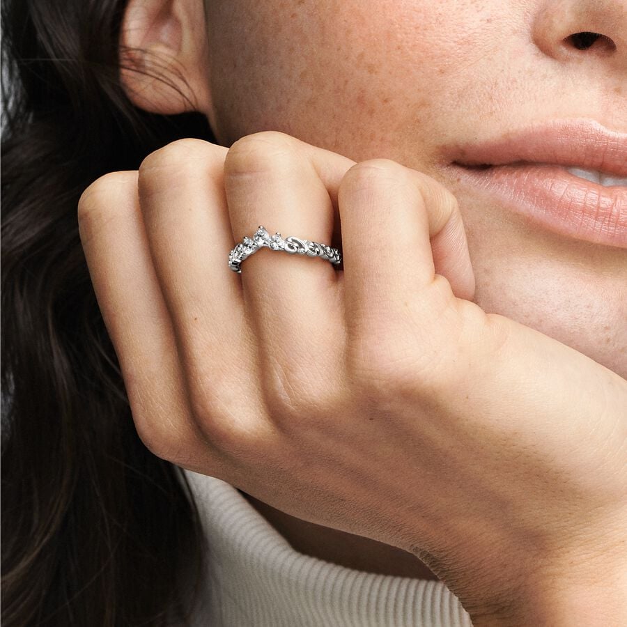 Pandora Swirl Tiara Ring 192232C01 - 54