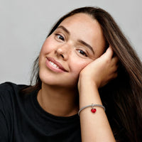 Pandora x Disney Bedel Mickey & Minnie Mouse Rood Muranoglas Hart 792522C01