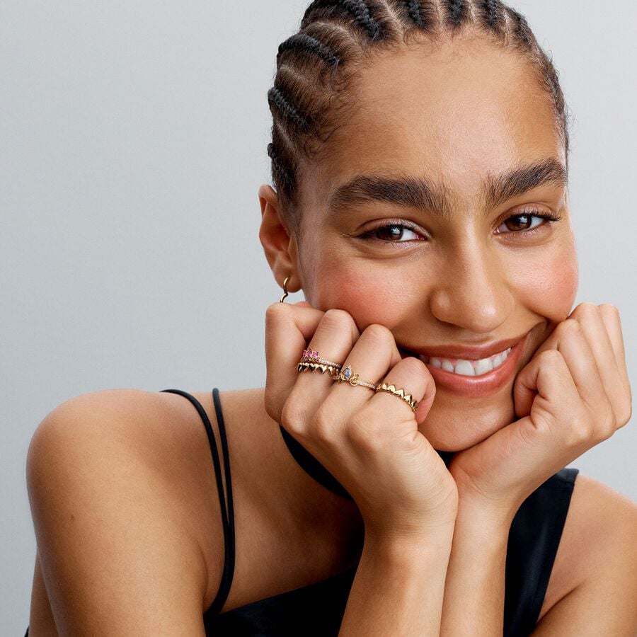 Pandora x Disney Prinses Raponsje Tiara Ring 163651C01 - 56