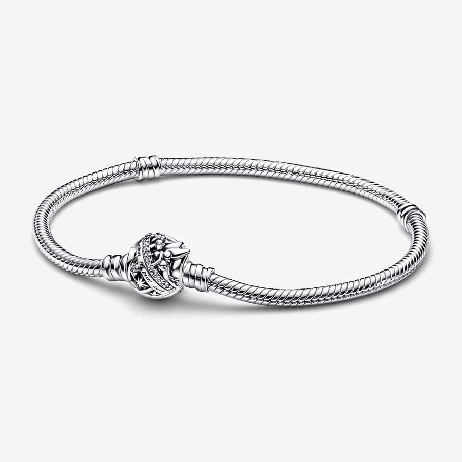 Pandora x Disney Slangenschakel Armband met Tinkelbel Sluiting 592548C01 - 19