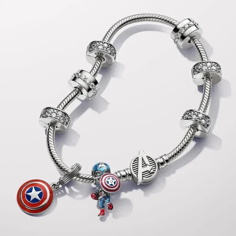 Pandora x Marvel Bedel The Avengers Captain America 793129C01