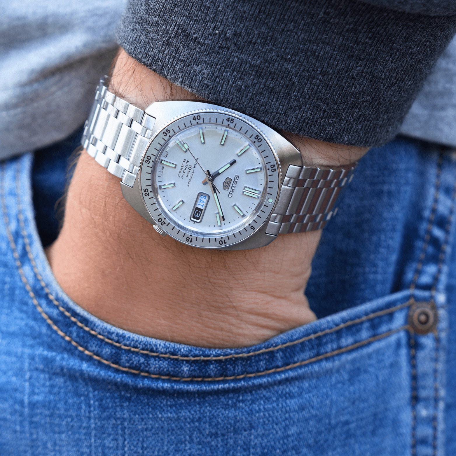 Seiko 5 Sports 'Gene Kranz' SRPL91K1 - Juwelier van Dam