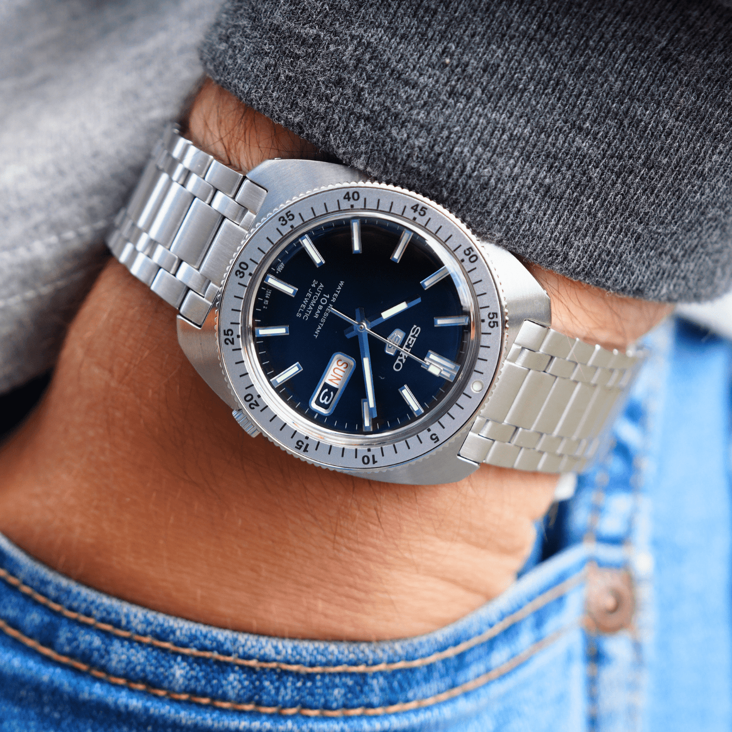 Seiko 5 Sports 'Gene Kranz' SRPL93K1 - Juwelier van Dam