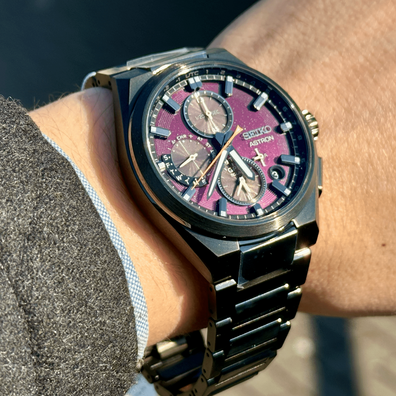 Seiko Astron SSH171J1 Limited Edition - Cherry Blossem By Night