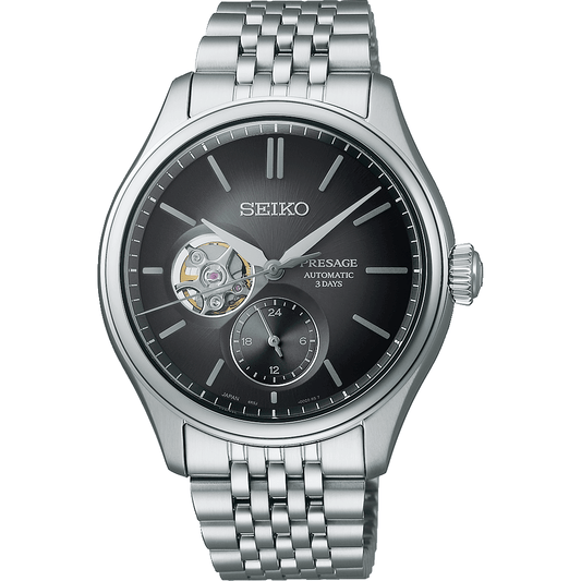 Seiko Presage Sumi - Iro Open Heart SPB471J1