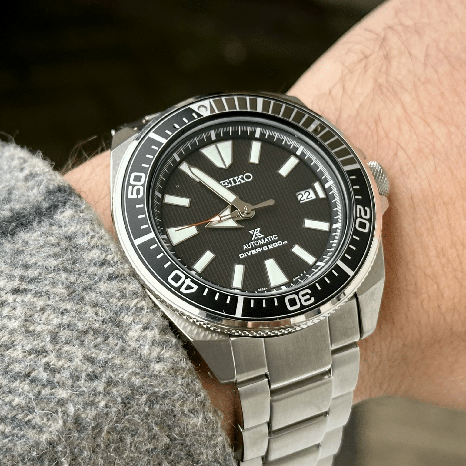 Seiko Prospex Automaat Duikhorloge 'Samurai' SRPF03K1