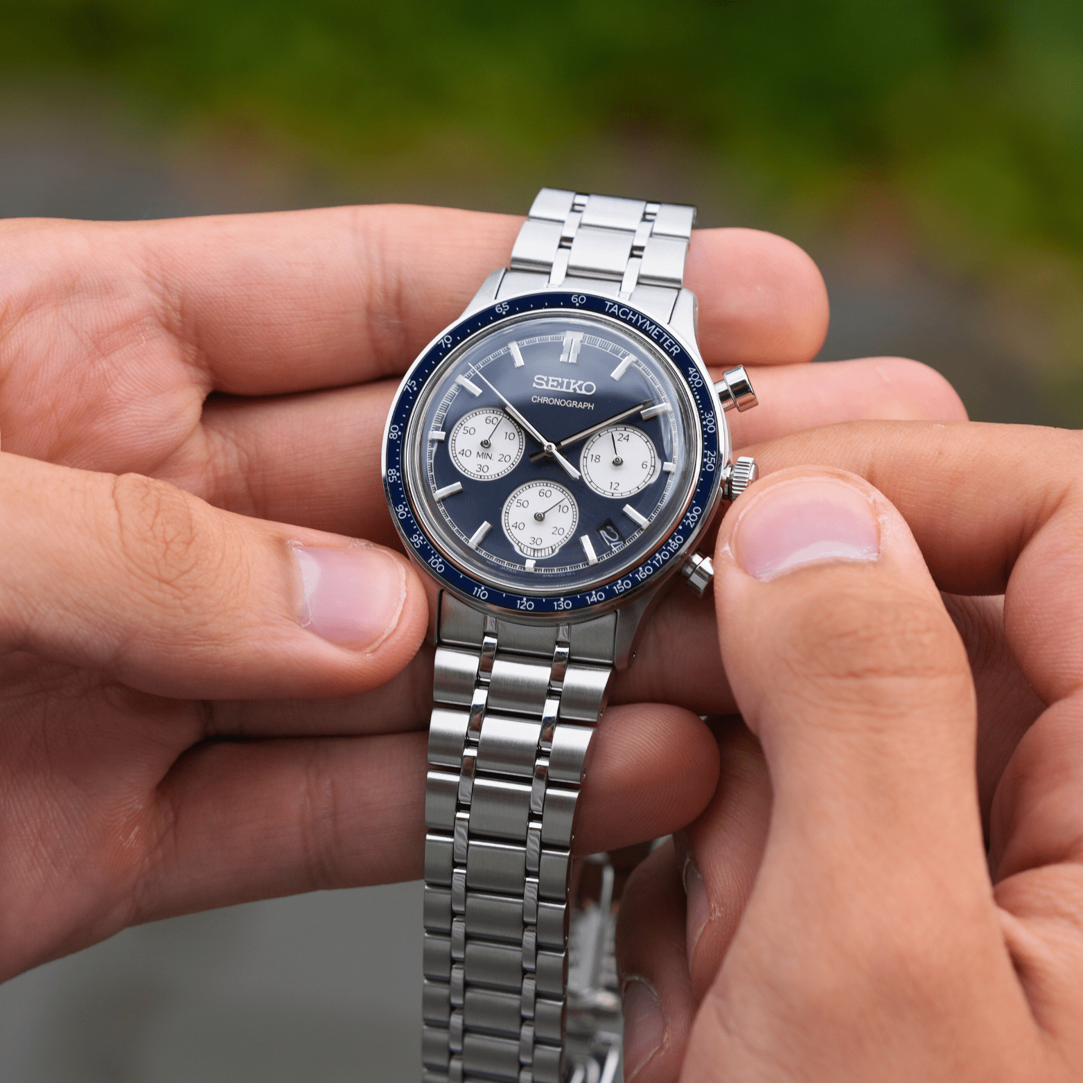 Seiko Sport Chronograaf SSB477P1 - Juwelier van Dam