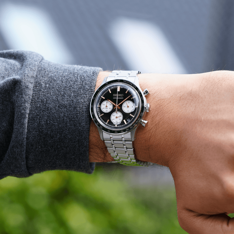 Seiko Analoog herenhorloge met roestvrij stalen armband SSB479P1 Seiko Analoog herenhorloge met roestvrij stalen armband SSB479P1