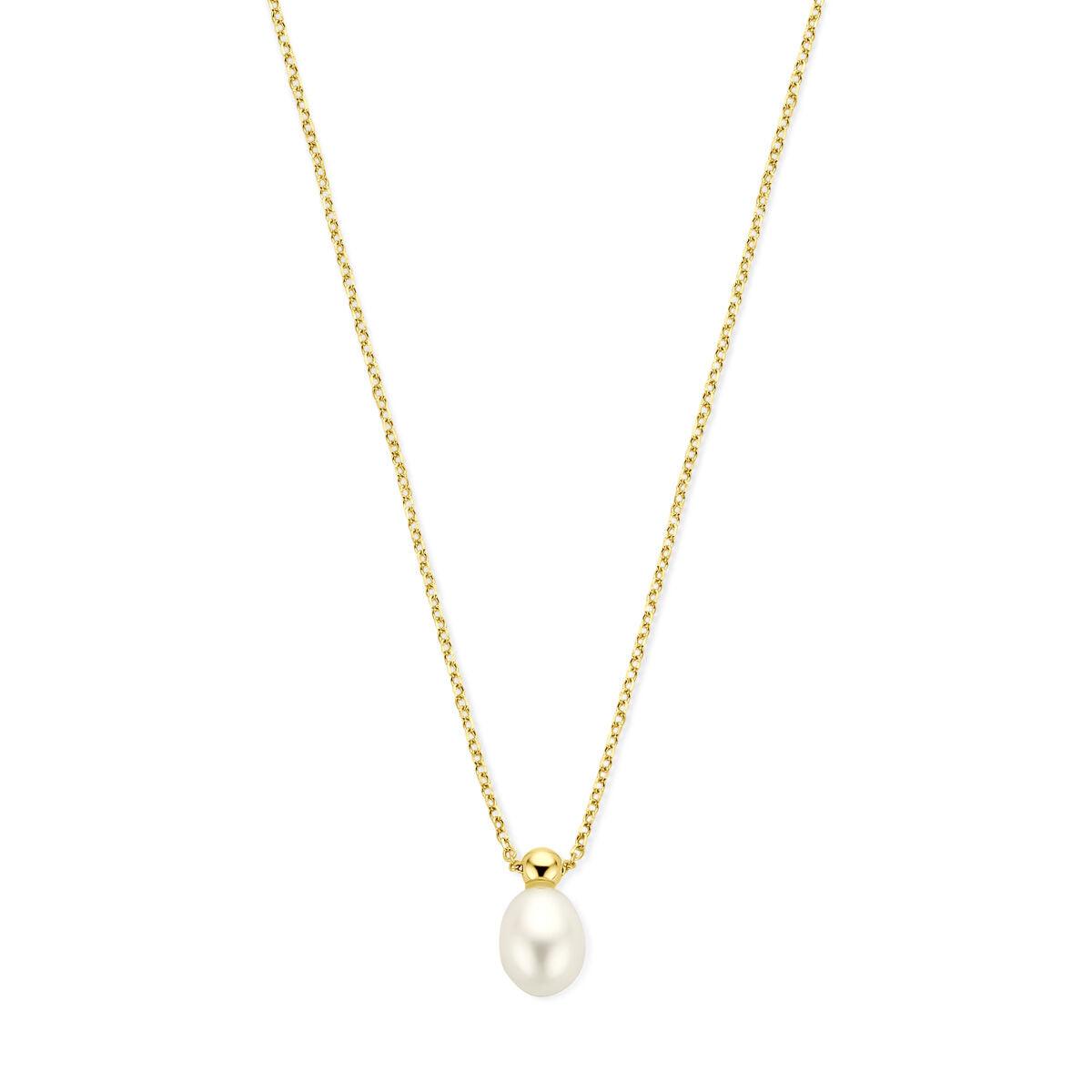 vDam 14k Geelgouden Collier met Parel 4031845