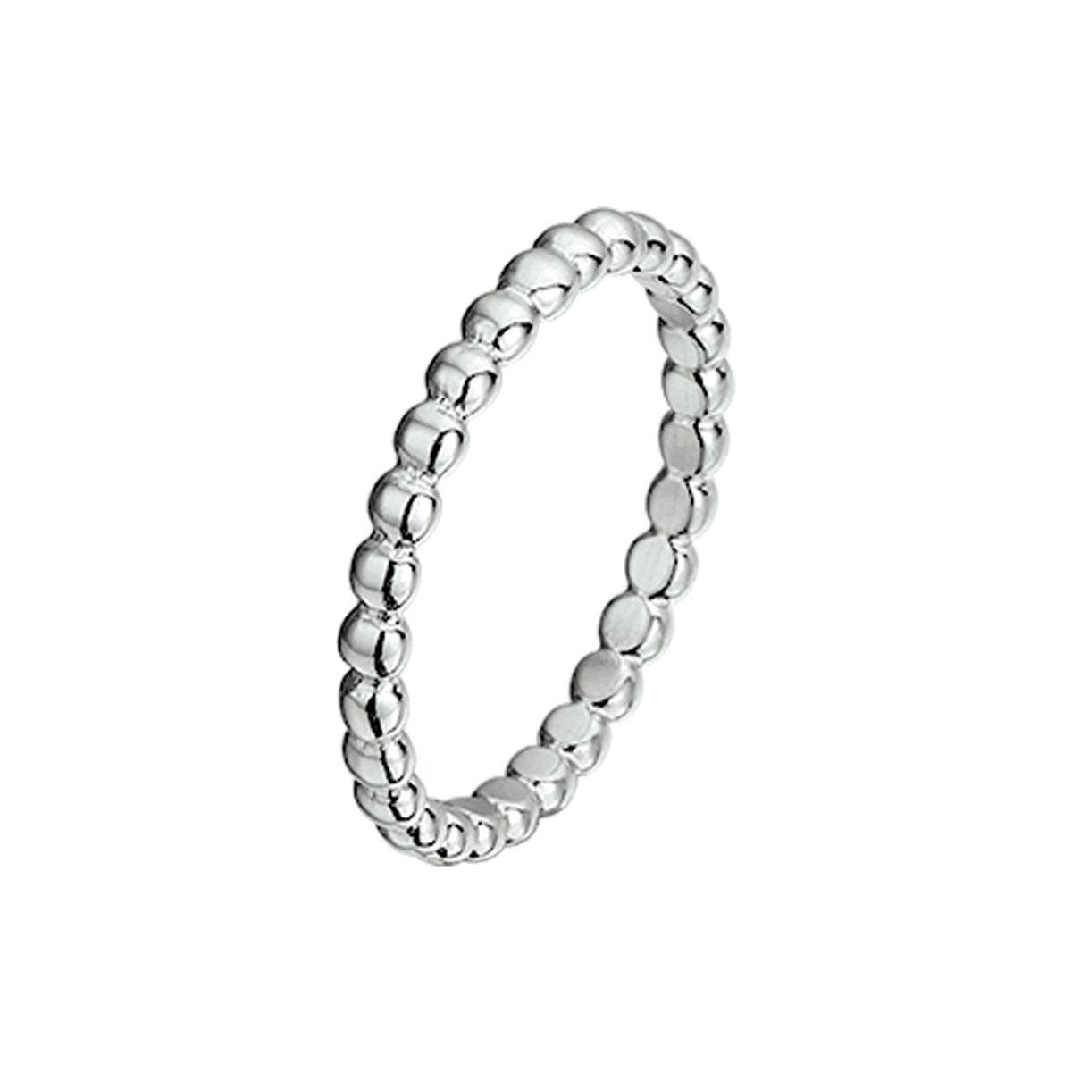 vDam Aanschuifring Bolletjes Zilver Gerhodineerd 1332463