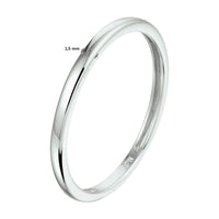 vDam Aanschuifring Zilver Gerhodineerd 1332258 Maat 16