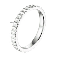 vDam Aanschuifring Zilver Gerhodineerd 1333062 Maat 16½