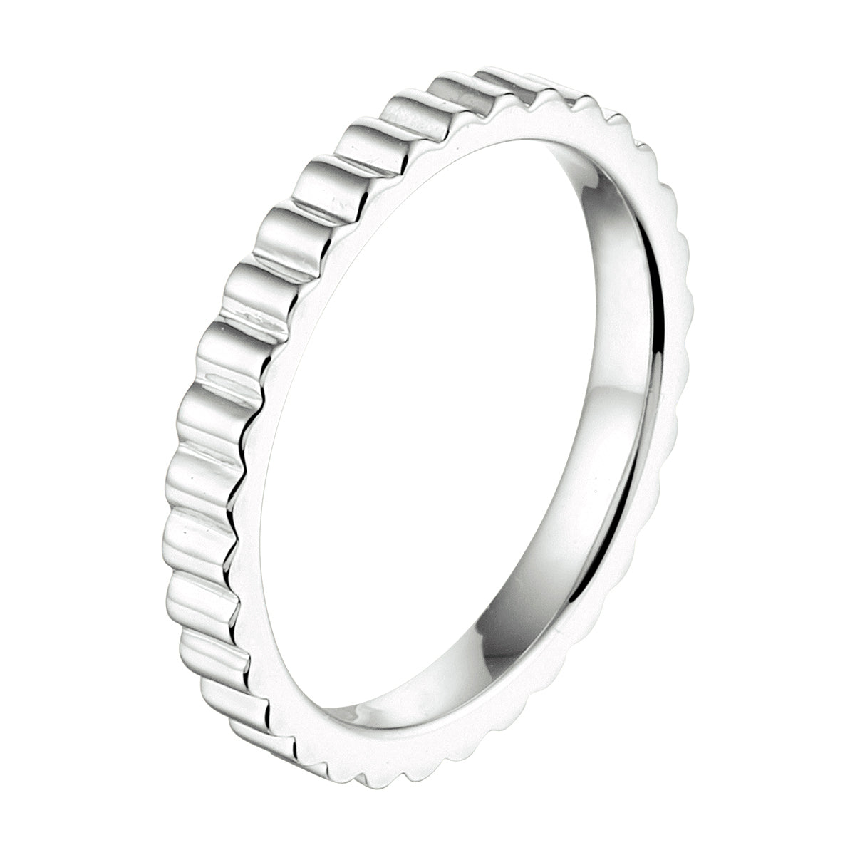 vDam Aanschuifring Zilver Gerhodineerd 1333062