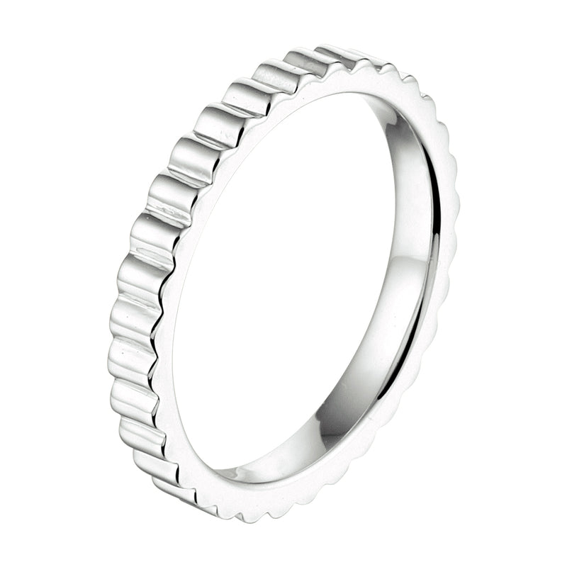 vDam Aanschuifring Zilver Gerhodineerd 1333063