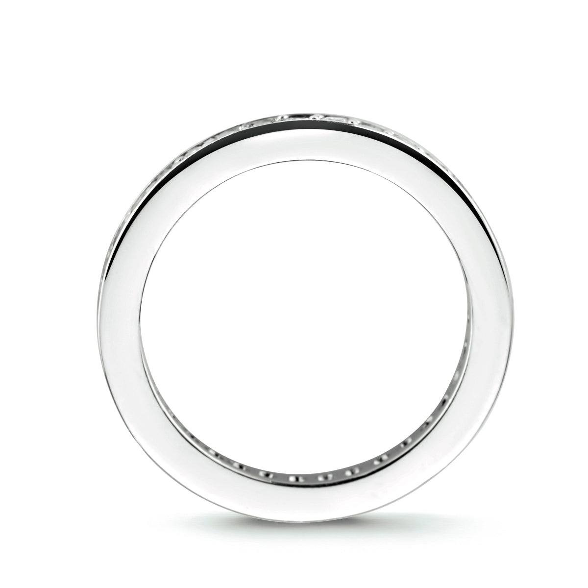 vDam Aanschuifring Zirkonia Zilver Gerhodineerd 1332522 Maat 15½