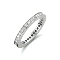 vDam Aanschuifring Zirkonia Zilver Gerhodineerd 1332522