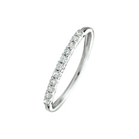 vDam Aanschuifring Zirkonia Zilver Gerhodineerd 1333864