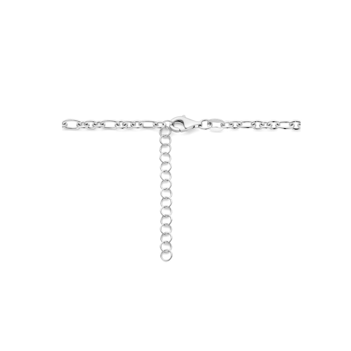 vDam Anker 3,4 Mm Zilver Gerhodineerd 1335943  41cm