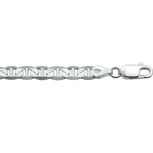 vDam Anker Plat 5,5 Mm Zilver Gerhodineerd 1337630