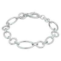 vDam Armband 12 Mm 19 + 3 Cm Zilver Gerhodineerd 1332336