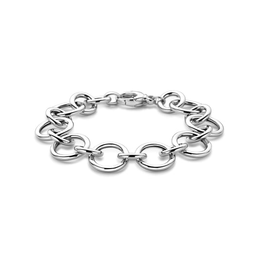 vDam Armband 17 Mm 20 Cm Zilver Gerhodineerd 1340012