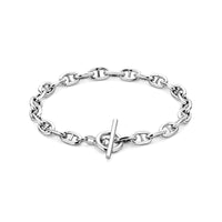 vDam Armband 5,9 Mm 19 Cm Kapittelslot Zilver Gerhodineerd 1339430