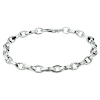 vDam Armband Anker 5,2 Mm 19 Cm Zilver Gerhodineerd 1329083